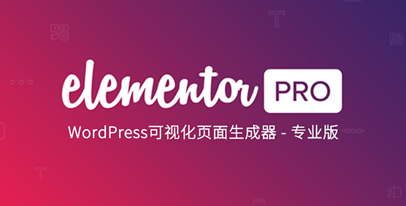 Elementor Pro 可视化编辑器汉化版[免费持续更新]