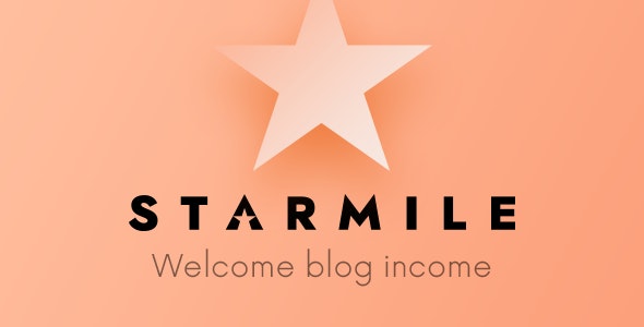 Starmile 博客货币化WordPress主题